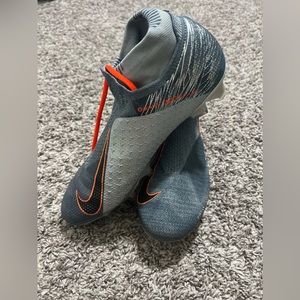 Nike Men Phantom Vision Academy DF MG Soccer Cleat Blue/Crimson BX Size 8.5